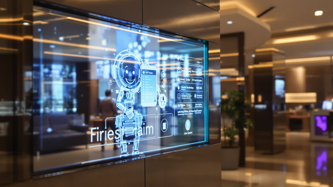 thumbnail-2 Hotel lobby z digitalnim asistentom