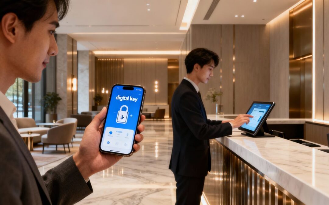 Digitalizacija hotelskih procesov: primeri mobilnih aplikacij in digitalnih ključev